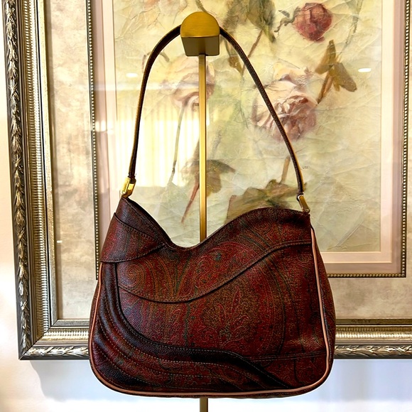 Etro Milano Pegasus Shoulder Bag EUC - Picture 3 of 12